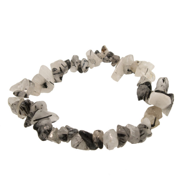 Turmalin i kvarts -armband