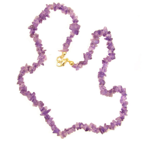 Ametist -halsband 45 cm