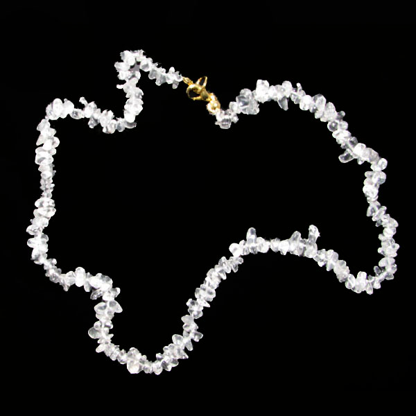 Bergkristall -halsband 45 cm