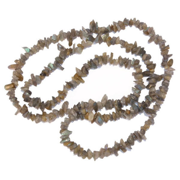 Labradorit -halsband 90 cm