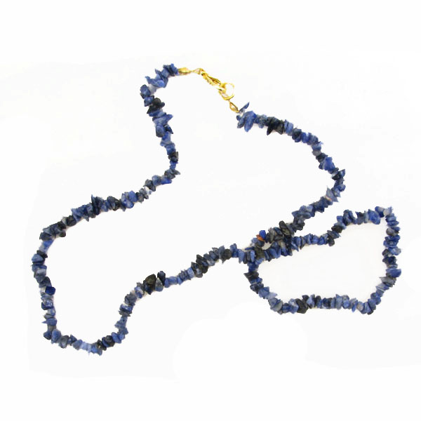 Sodalit -halsband 45 cm